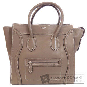 Celine Luggage Handbag Leather